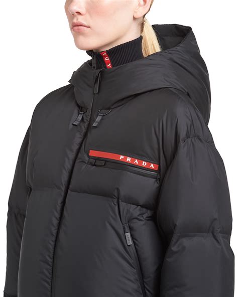 prada nylon puffer.